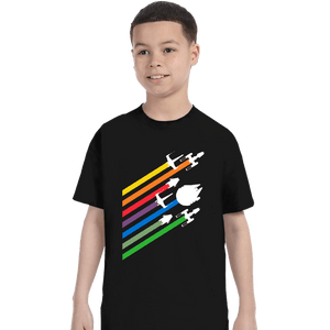Shirts T-Shirts, Youth / XS / Black Rebellious Streaks