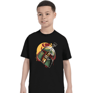 Shirts T-Shirts, Youth / XS / Black Mandalorian Hunter