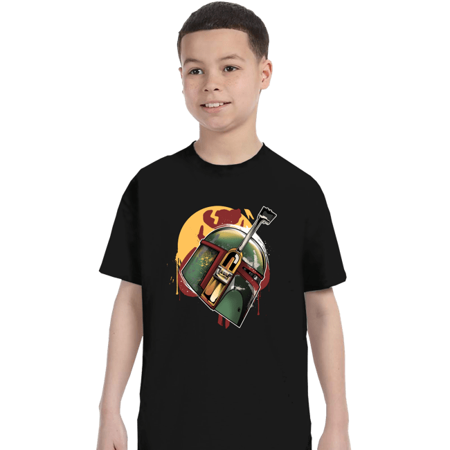 Shirts T-Shirts, Youth / XS / Black Mandalorian Hunter
