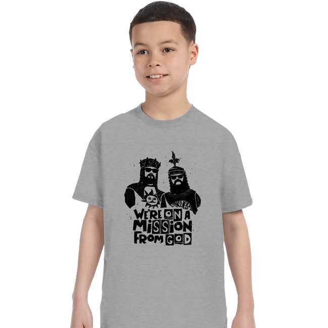 Secret_Shirts T-Shirts, Youth / XS / Sports Grey The Blues Bretheren