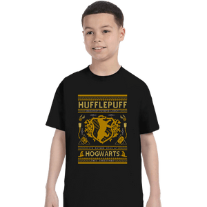 Shirts T-Shirts, Youth / XS / Black Hufflepuff Sweater