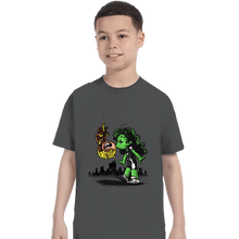 Load image into Gallery viewer, Daily_Deal_Shirts T-Shirts, Youth / XS / Charcoal Spidey Style
