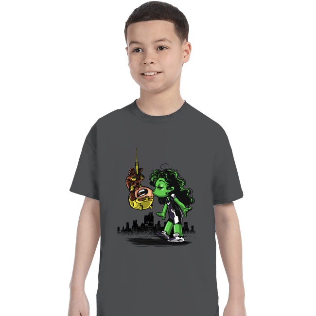 Daily_Deal_Shirts T-Shirts, Youth / XS / Charcoal Spidey Style