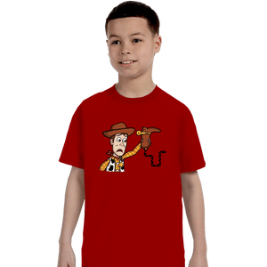 Secret_Shirts T-Shirts, Youth / XS / Red Snake In A Boot