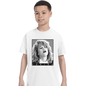 Shirts T-Shirts, Youth / XL / White Faking
