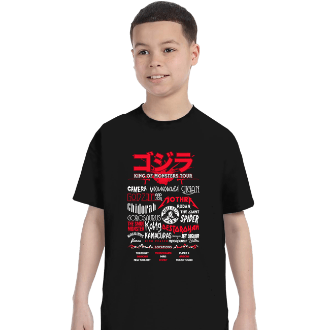 Shirts T-Shirts, Youth / XS / Black Godzilla Fest