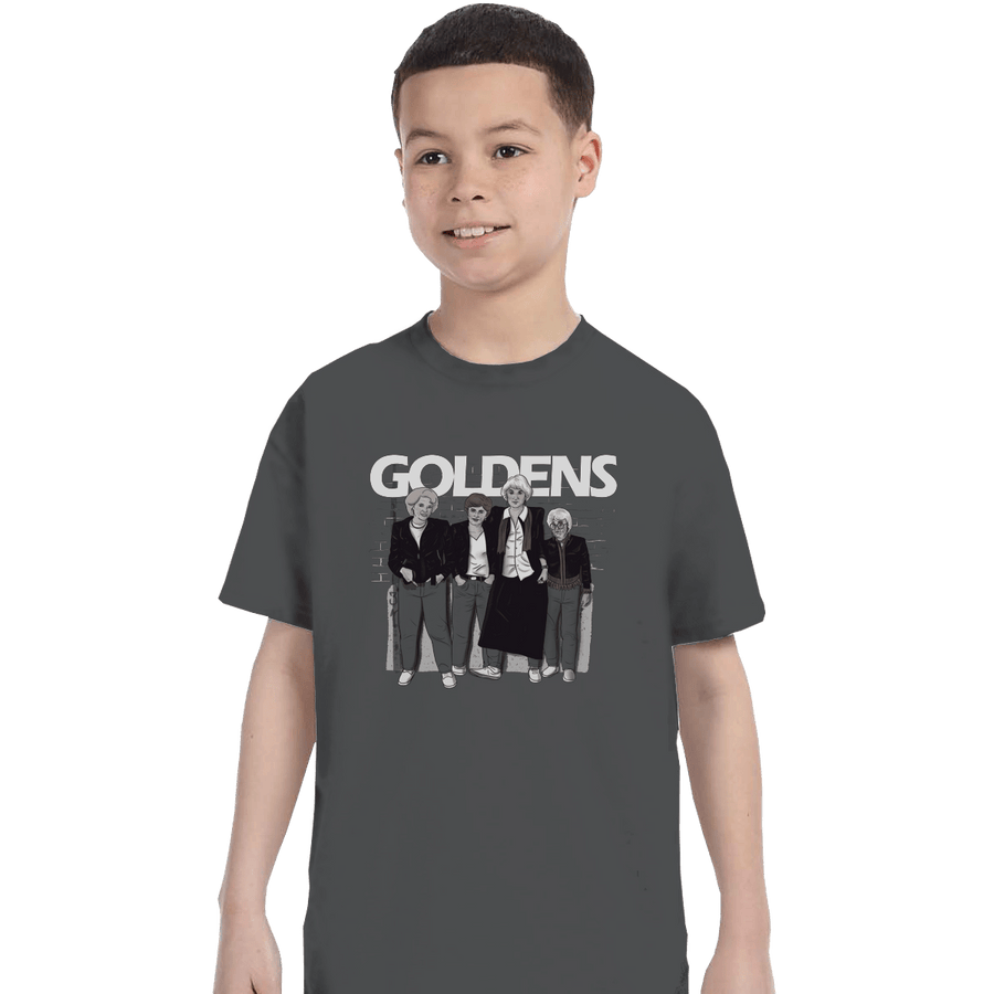Shirts T-Shirts, Youth / XL / Charcoal Goldens