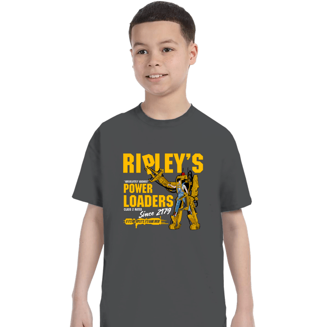 Secret_Shirts T-Shirts, Youth / XS / Charcoal Ripley's Power Loaders