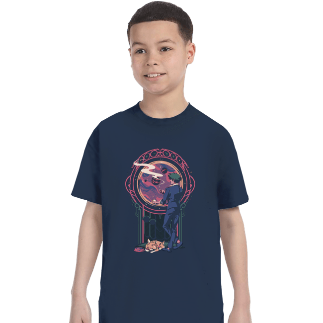 Daily_Deal_Shirts T-Shirts, Youth / XS / Navy Space Cowboy Contemplation