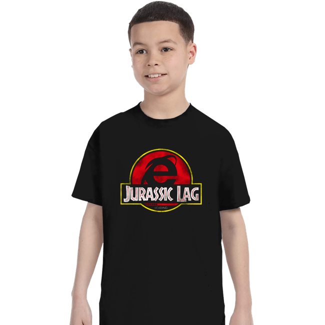 Daily_Deal_Shirts T-Shirts, Youth / XS / Black Jurassic Lag