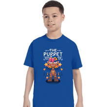 Load image into Gallery viewer, Secret_Shirts T-Shirts, Youth / XS / Royal Blue The Puppet
