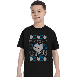 Daily_Deal_Shirts T-Shirts, Youth / XS / Black SarCATstic