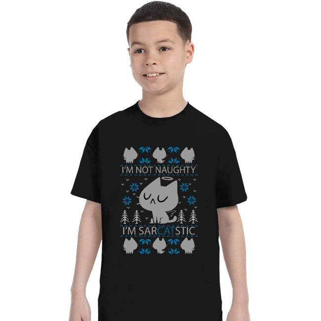 Daily_Deal_Shirts T-Shirts, Youth / XS / Black SarCATstic