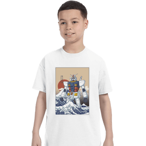 Shirts T-Shirts, Youth / XL / White Gundam Kanagawa