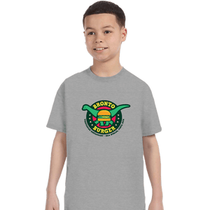 Daily_Deal_Shirts T-Shirts, Youth / XS / Sports Grey Bronto Burger