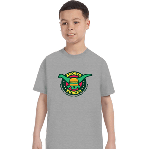 Daily_Deal_Shirts T-Shirts, Youth / XS / Sports Grey Bronto Burger