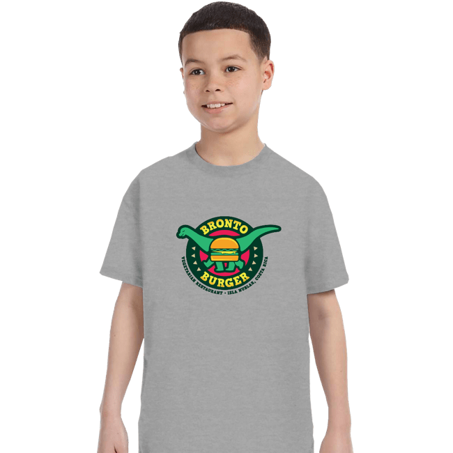 Daily_Deal_Shirts T-Shirts, Youth / XS / Sports Grey Bronto Burger