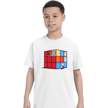 Load image into Gallery viewer, Shirts T-Shirts, Youth / XS / White Solving The Cube
