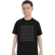 Load image into Gallery viewer, Shirts T-Shirts, Youth / XS / Black Shark Wave
