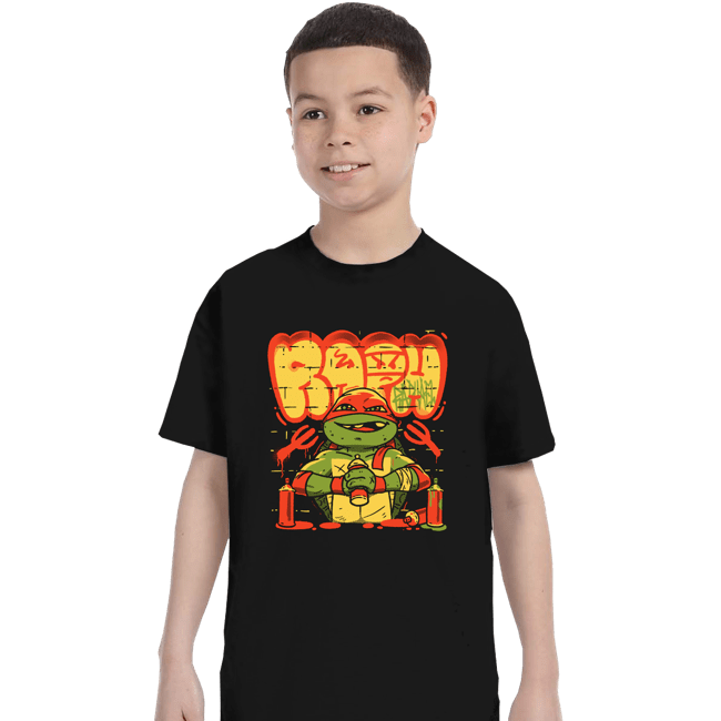 Daily_Deal_Shirts T-Shirts, Youth / XS / Black Raph Bomb