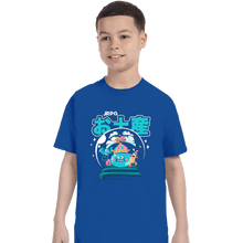 Load image into Gallery viewer, Shirts T-Shirts, Youth / XS / Royal Blue JRPG Souvenir Slimes
