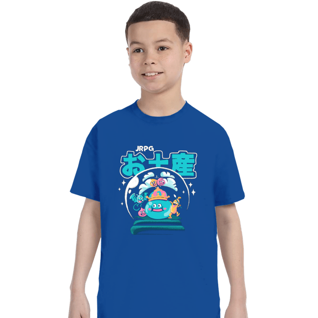 Shirts T-Shirts, Youth / XS / Royal Blue JRPG Souvenir Slimes