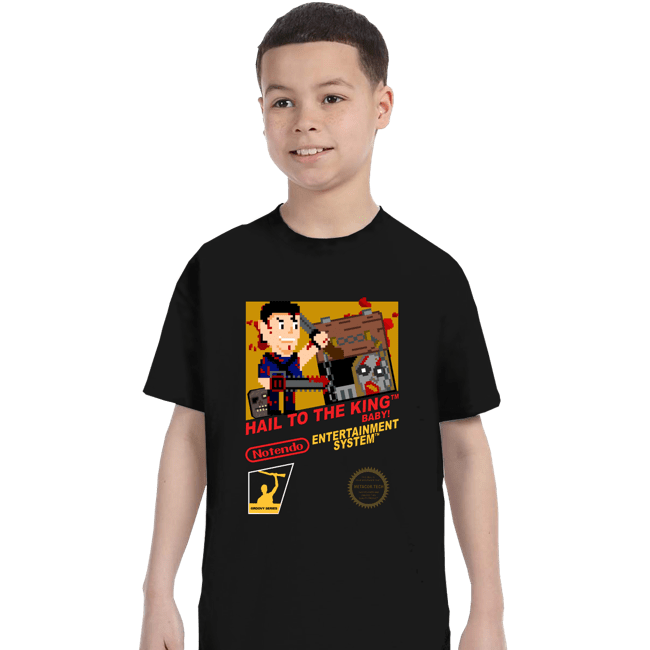 Daily_Deal_Shirts T-Shirts, Youth / XS / Black Hail To The King