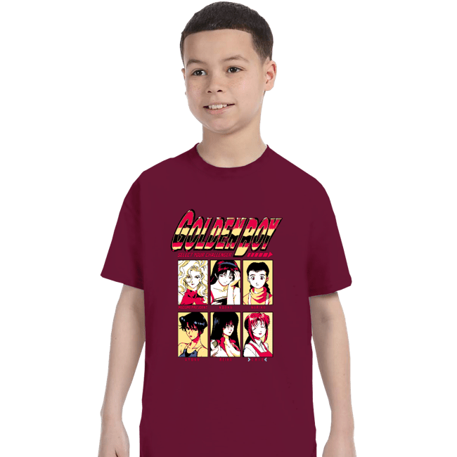 Daily_Deal_Shirts T-Shirts, Youth / XS / Maroon Golden Boy