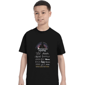 Shirts T-Shirts, Youth / XS / Black Princess Festival