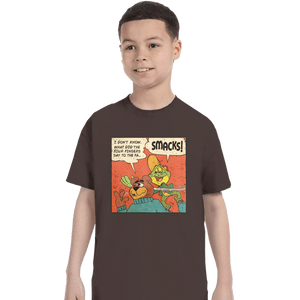 Secret_Shirts T-Shirts, Youth / XS / Dark Chocolate DigEm Frog