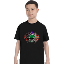 Load image into Gallery viewer, Shirts T-Shirts, Youth / XS / Black Green Legend
