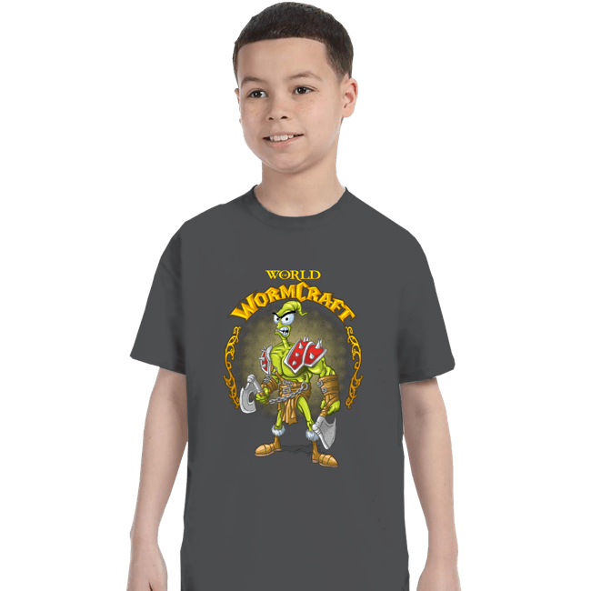 Secret_Shirts T-Shirts, Youth / XS / Charcoal World of Wormcraft