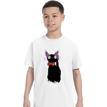 Load image into Gallery viewer, Shirts T-Shirts, Youth / XS / White Watercolor Cat
