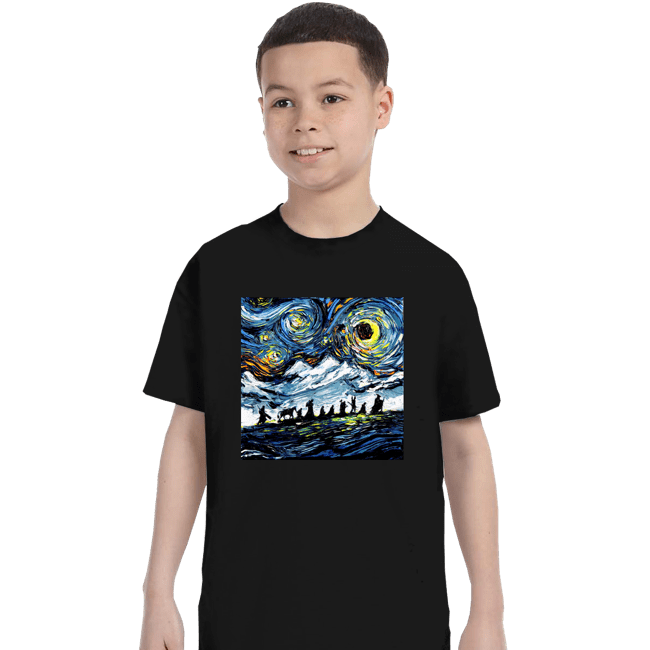 Shirts T-Shirts, Youth / XS / Black Van Gogh Never Met The Fellowship