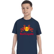 Load image into Gallery viewer, Daily_Deal_Shirts T-Shirts, Youth / XS / Navy Red Coyote

