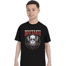 Load image into Gallery viewer, Shirts T-Shirts, Youth / XS / Black Classic Vampire Metal
