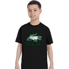 Load image into Gallery viewer, Shirts T-Shirts, Youth / XS / Black Lizard
