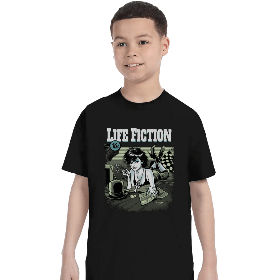 Shirts T-Shirts, Youth / XL / Black Life Fiction
