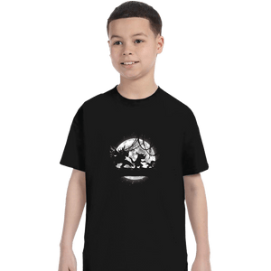 Daily_Deal_Shirts T-Shirts, Youth / XS / Black Moonlight Digivolution