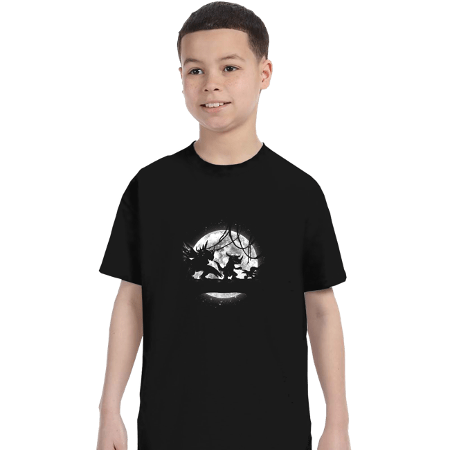 Daily_Deal_Shirts T-Shirts, Youth / XS / Black Moonlight Digivolution