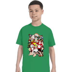 Secret_Shirts T-Shirts, Youth / XS / Irish Green Christmas Chaos