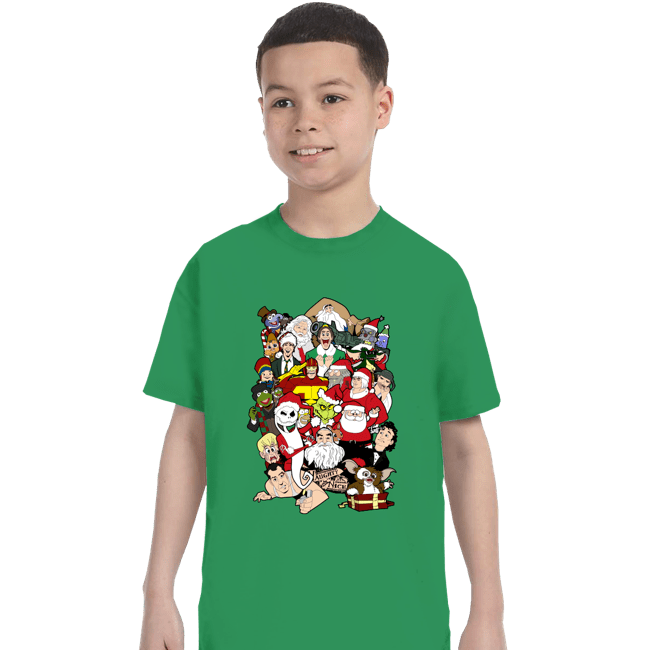 Secret_Shirts T-Shirts, Youth / XS / Irish Green Christmas Chaos