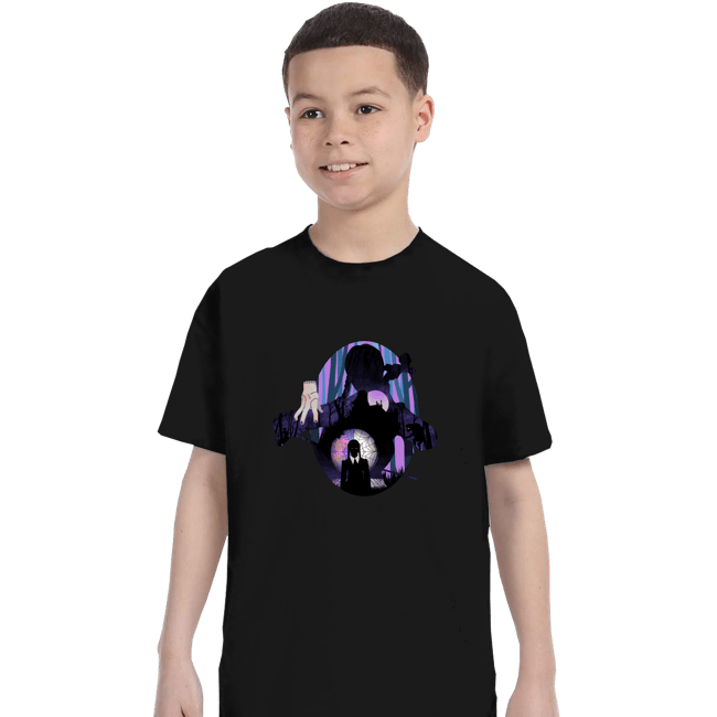 Daily_Deal_Shirts T-Shirts, Youth / XS / Black Wednesday Shadows