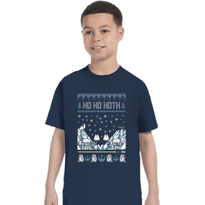 Shirts T-Shirts, Youth / XS / Navy Ho Ho Hoth