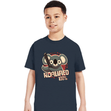 Load image into Gallery viewer, Shirts T-Shirts, Youth / XS / Dark Heather 100% Koalified
