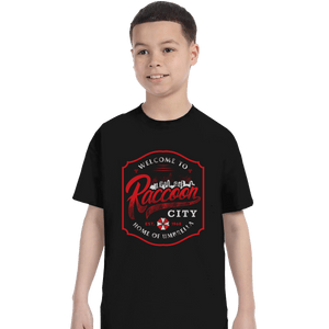 Shirts T-Shirts, Youth / XL / Black Raccoon City