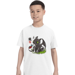 Shirts T-Shirts, Youth / XS / White Dragon Ink