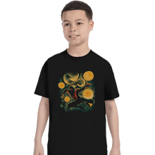 Load image into Gallery viewer, Shirts T-Shirts, Youth / XS / Black Starry Miles
