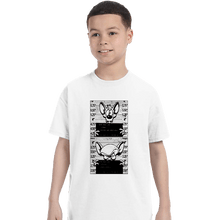 Load image into Gallery viewer, Secret_Shirts T-Shirts, Youth / XS / White Pinky And Brain Mugshot
