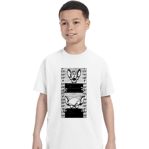 Secret_Shirts T-Shirts, Youth / XS / White Pinky And Brain Mugshot
